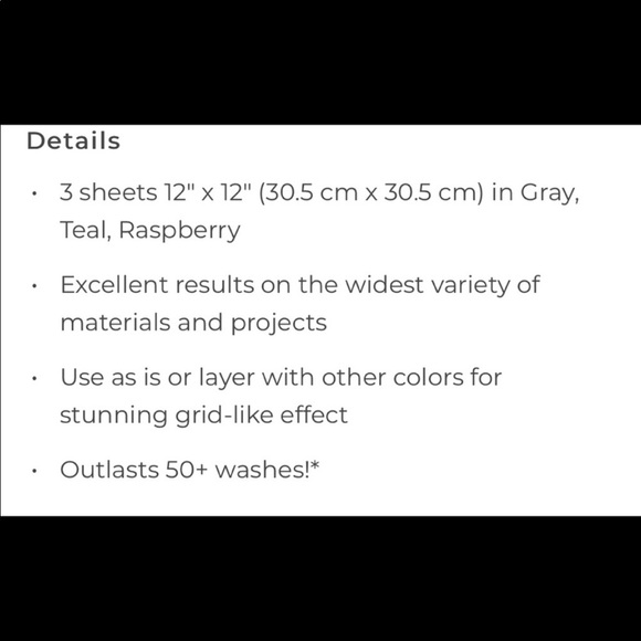 Three rolls, New in package, Cricut Everyday Iron-On Mesh Sampler… - Picture 8 of 11